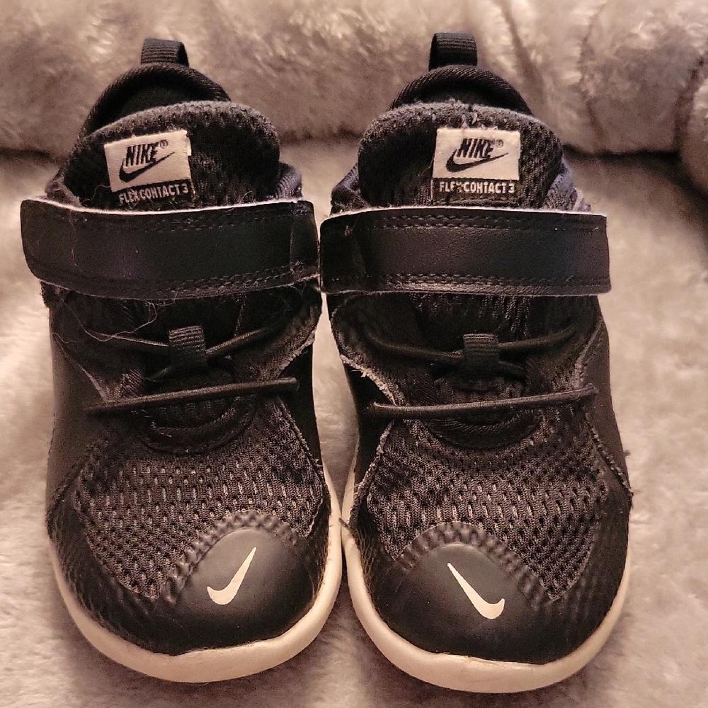 Nike Kids Flex Contact 3 Black Shoes